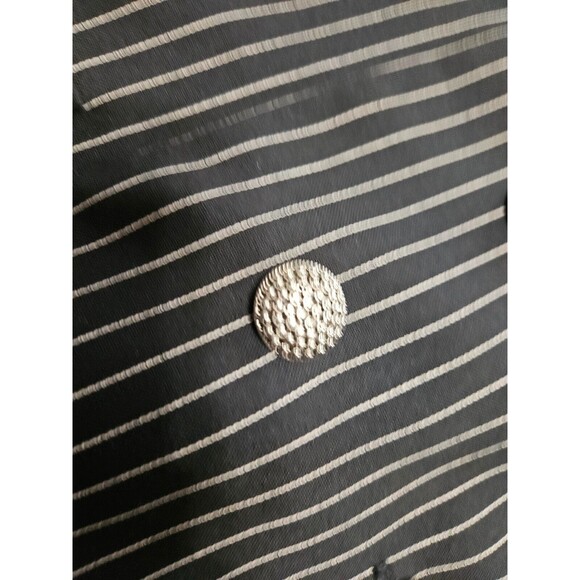 Dress Savvy New York Women's Louis Feraud Striped Classic Blazer Size M - Picture 5 of 8